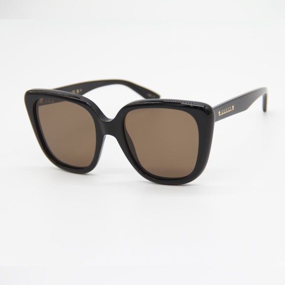 NEW GUCCI GG1169S 001 WOMEN BLACK BROWN SUNGLASSES - Picture 12 of 15